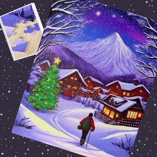 The Traveler’s Christmas Journey Jigsaw Puzzle
