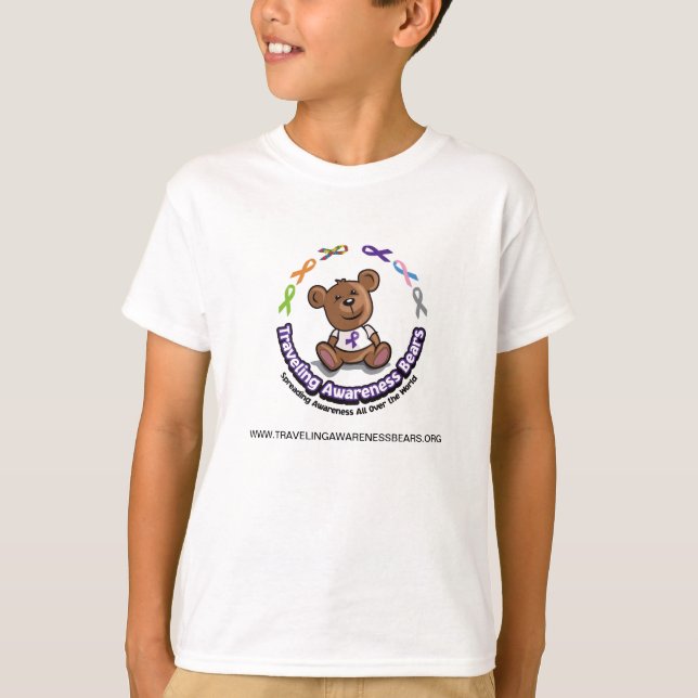 THE TRAVELING AWARENESS BEARS - TSHIRT (Front)
