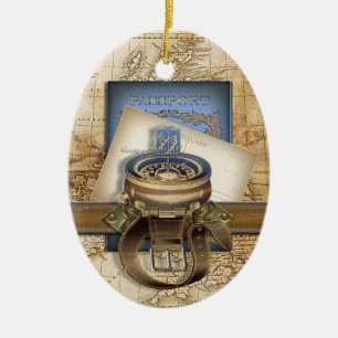 The Traveller Ceramic Tree Decoration