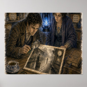 The Traveller in the Photograph: RH-WC-B2-017 Poster