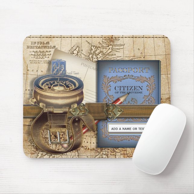 The Traveller Mouse Pad (With Mouse)
