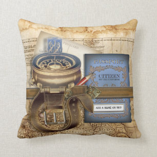 The Traveller Personalised Cushion