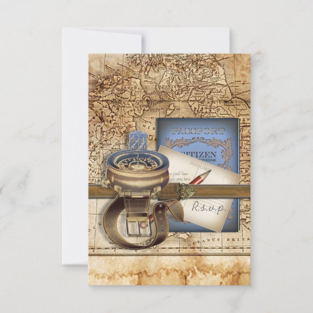 The Traveller RSVP Cards (Front)