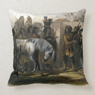 The Travellers Meeting with Minatarre Indians near Cushion