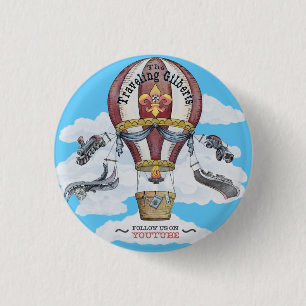 The Travelling Gilberts Button