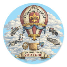 The Travelling Gilberts Stickers