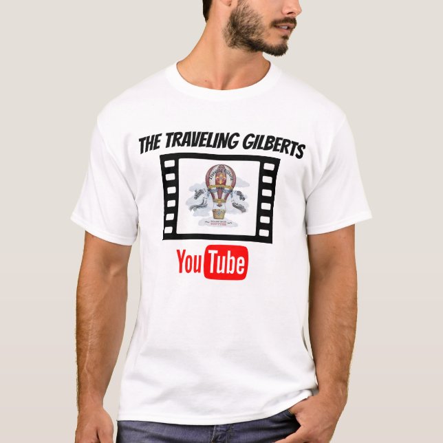 The Travelling Gilberts YOUTUBE T-Shirt (Front)