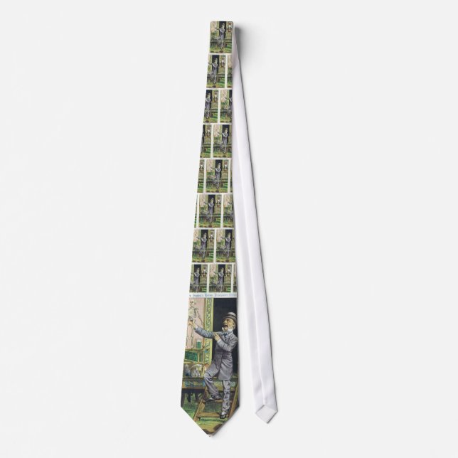 "The Travelling Quack" Snake Oil Salesman Tie (Front)