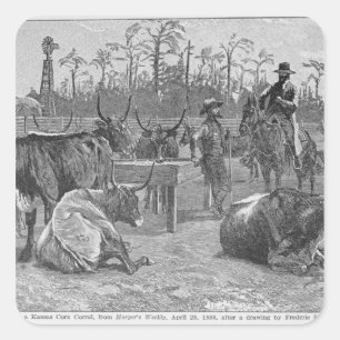 The Travelling Tinker Square Sticker