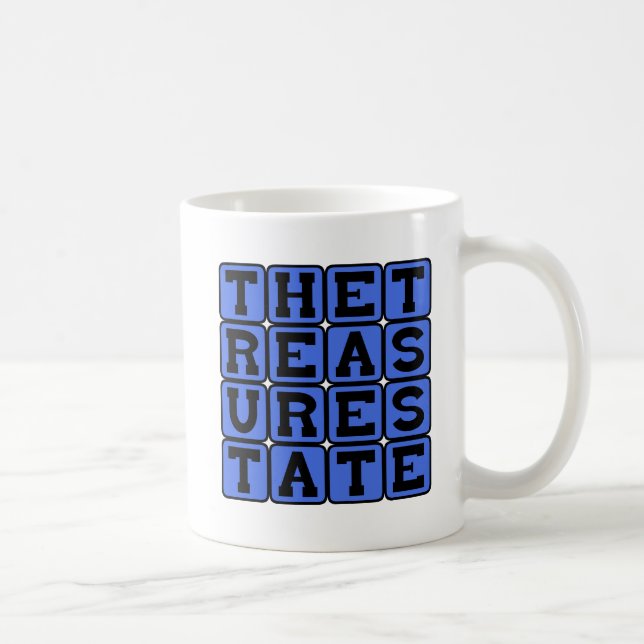 The Treasure State, Montana Nickname Coffee Mug (Right)