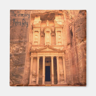 The Treasury Of Petra City Fridge Magnet Souvenir