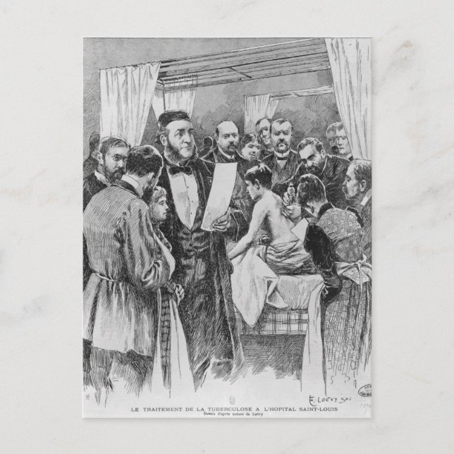 The treatment of tuberculosis postcard (Front)
