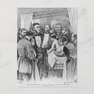 The treatment of tuberculosis postcard