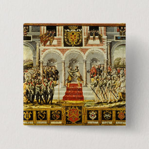 The Treaty of Cateau-Cambresis 15 Cm Square Badge