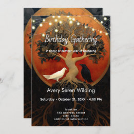 The Tree Between Worlds | Tree of Life R&B Invitation