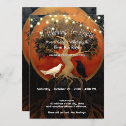 The Tree Between Worlds | Tree of Life R&B Invitation