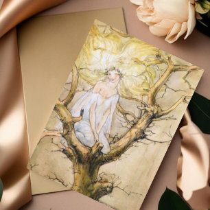 The Tree Fairy Vintage Greeting Card