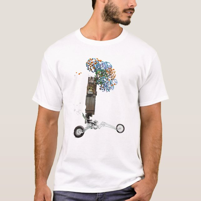 The Tree House Chopper Motorcycle T-Shirt (Front)