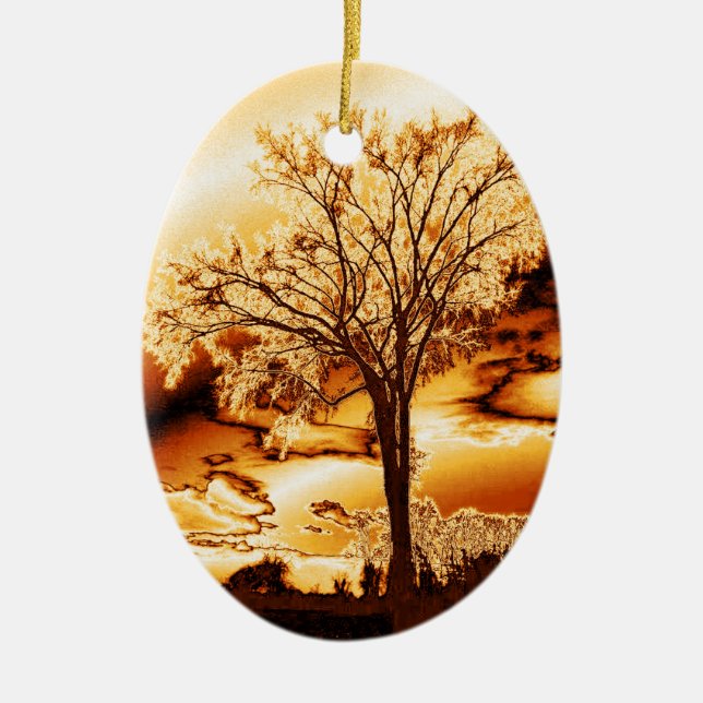 The Tree in Ice and Fire Ornament (Front)