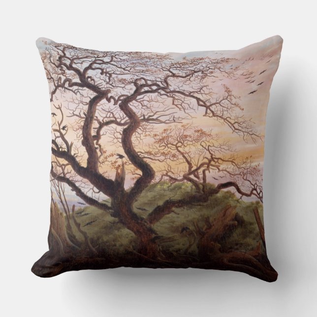 The Tree of Crows, 1822 Cushion (Front)