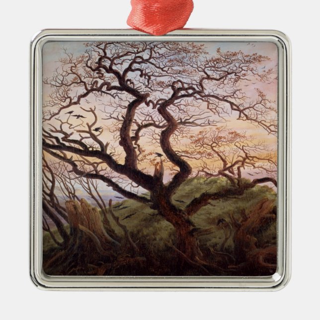 The Tree of Crows, 1822 Metal Tree Decoration (Front)