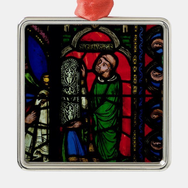 The Tree of Jesse Window Metal Ornament (Front)