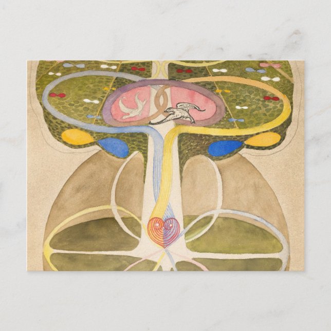The Tree of Knowledge by Hilma af Klint Postcard (Front)
