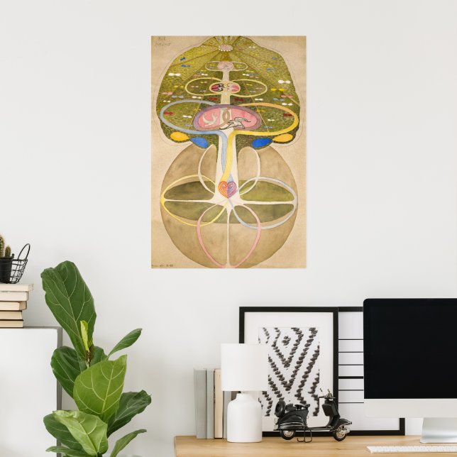 The Tree of Knowledge by Hilma af Klint Poster (Home Office)
