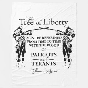 The TREE Of LIBERTY Fleece Blanket