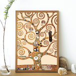 The Tree of Life Abstract Gustav klimt Poster<br><div class="desc">A fine art print with the Symbolic painting by Gustav Klimt (1862-1918),  The Tree of Life (C.1909). An abstract of a tree with swirled branches. One of three art pieces from the Stoclet Frieze commissioned for the Palais Stoclet in Brussels,  Belgium.</div>