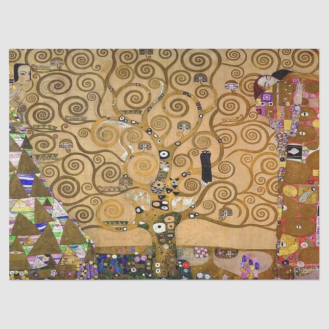 The Tree of Life by Gustav Klimt Tissue Paper (Front)