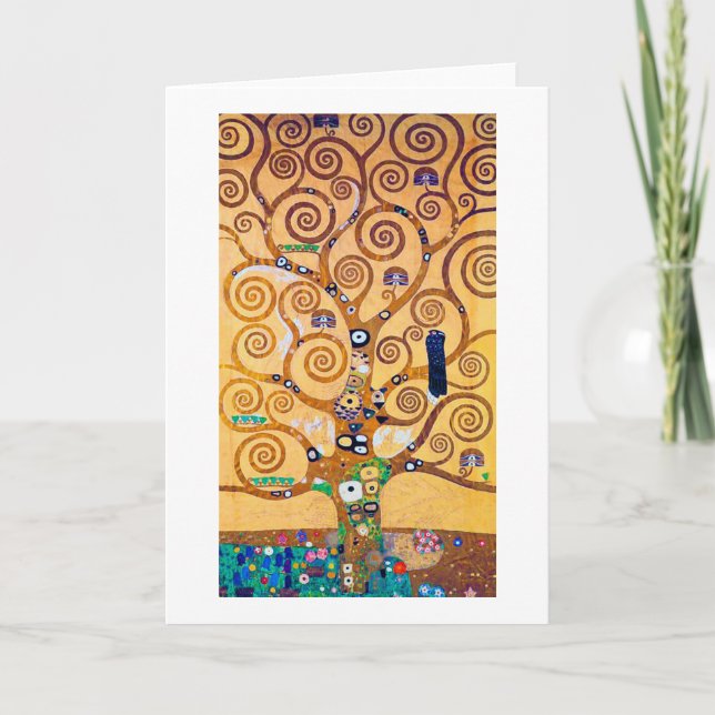 The Tree of Life (detail), Klimt Card (Front)