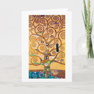 The Tree of Life (detail), Klimt Card