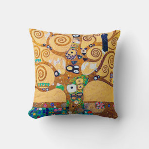 The Tree of Life (detail), Klimt Cushion