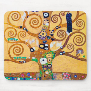 The Tree of Life (detail), Klimt Mouse Pad