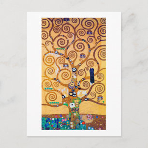 The Tree of Life (detail), Klimt Postcard