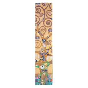 The Tree of Life (detail), Klimt Short Table Runner