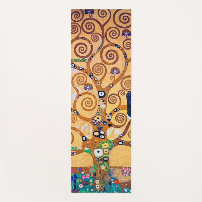 The Tree of Life (detail), Klimt Yoga Mat (Front)