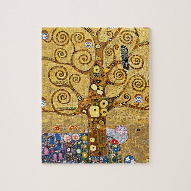 "The Tree of Life" , Gustav Klimt Jigsaw Puzzle (Vertical)