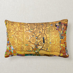 The Tree of Life, Gustav Klimt Lumbar Cushion