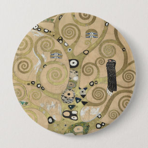 The Tree of Life, Gustav Klimt OIl Painting  10 Cm Round Badge