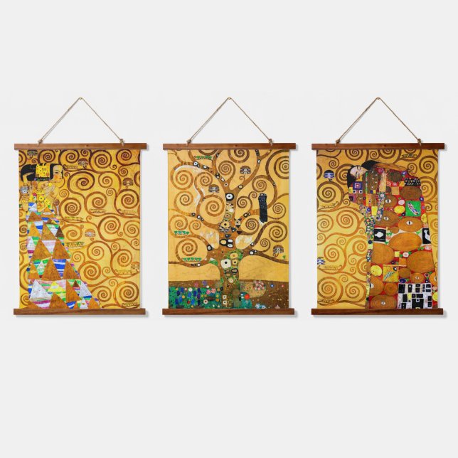 The Tree of Life, Klimt Poster Hanging Tapestry (Triple)