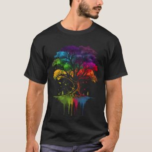The Tree Of Life Multicolored Tree Changing Colour T-Shirt