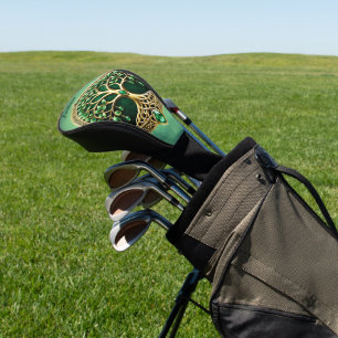 The tree of life with Celtic knots. Golf Head Cover