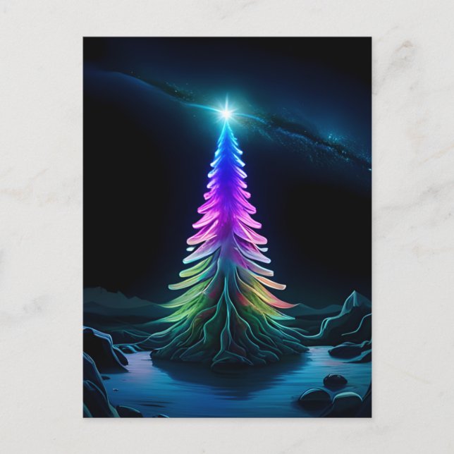 The Tree Of Light Holiday Postcard (Front)