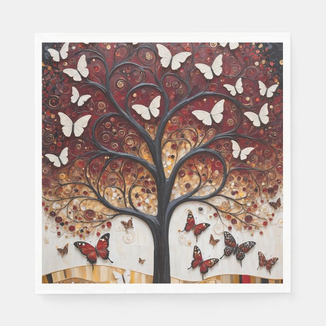 The Tree of Metamorphosis Napkin (Front)