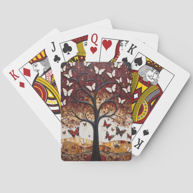 The Tree of Metamorphosis Playing Cards (Back)