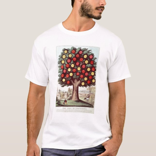 The Tree of Temperance, 1872 T-Shirt (Front)