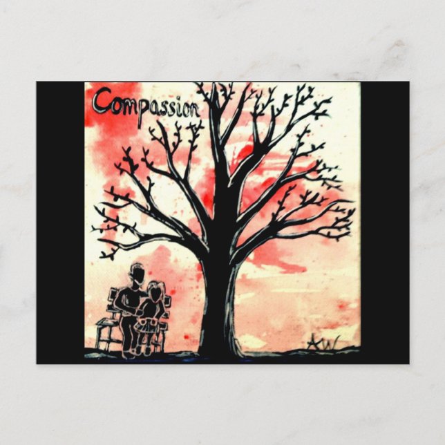 The Tree Series: Compassion Postcard (Front)