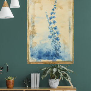 The tree with golden leaves is a popular wall poster
